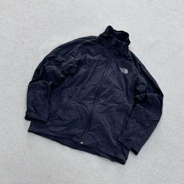 [BUNJANG] The North Face Men's Black Windbreaker Zip-Up Jacket / M 노스페이스 남성 블랙 바람막이 집업 자켓 0630E2