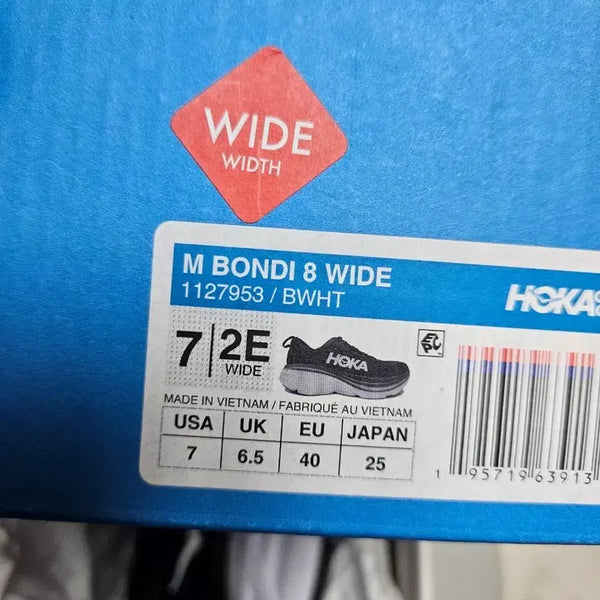 [BUNJANG] Hoka Bondi 8 Wide Running Shoes / 새상품 / 본디8 와이드 250 사이즈