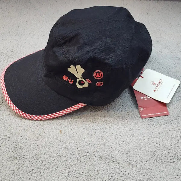 [BUNJANG] M.U Sports Cotton Twill Character Logo Baseball Cap - Black (New) / 빈티지존 (새상품)M-U스포츠  모자