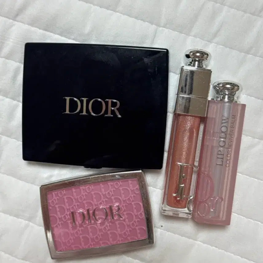 [BUNJANG] Dior Lip Glow, Lip Gloss, and Blush Set / 디올 립글로우 / 립글로스 / 블러셔 세트
