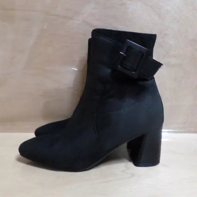 [BUNJANG] GOSHE Suede Walker Boots Black / 후루룩구제2 240 고세 스웨이드 워커 부츠 블랙 260712