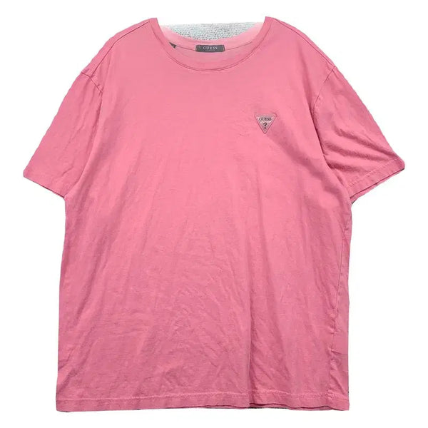 [BUNJANG] Guess Pink Short Sleeve T-Shirt XXL / 게스 핑크 반팔티 XXL