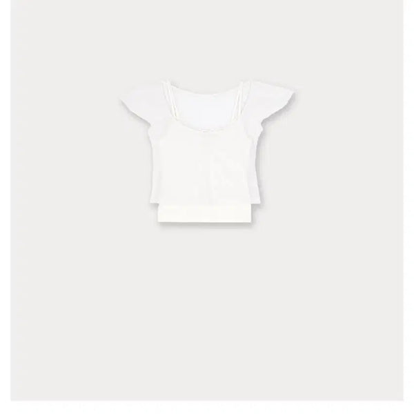 [BUNJANG] ONT Layered T-shirt Ivory / 온트 레이어드 티 팔아요, 아이보리