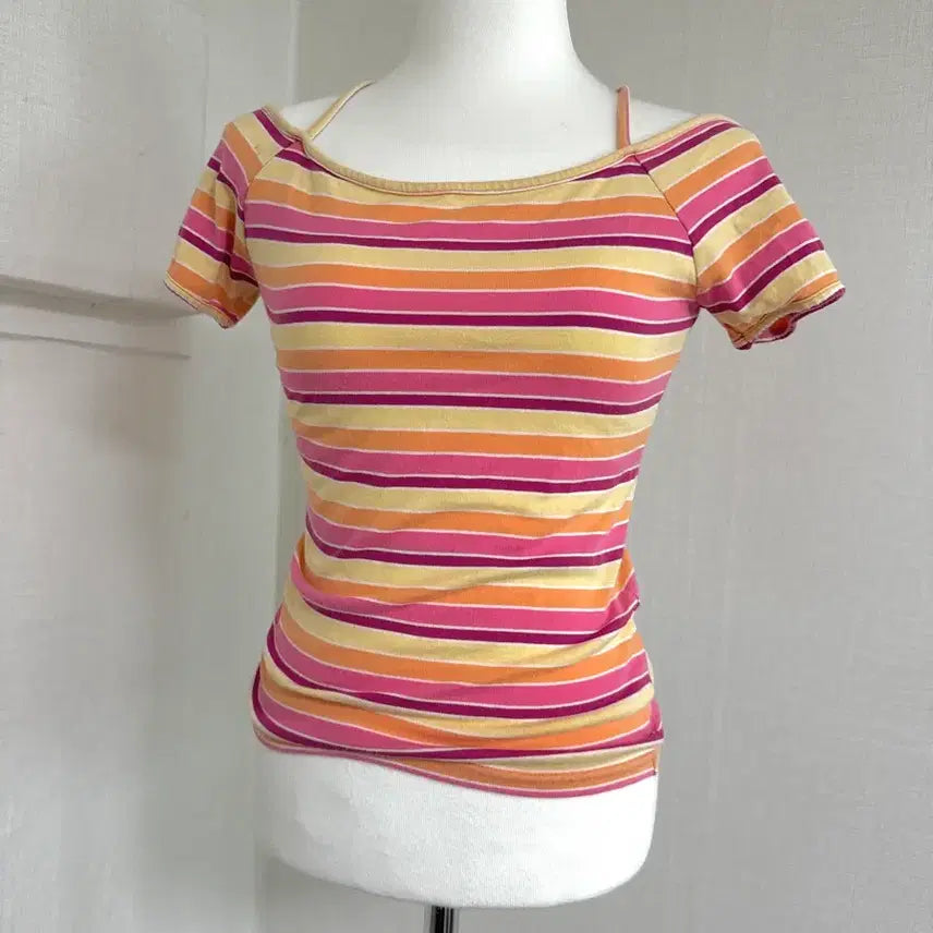 [BUNJANG] Strap T-Shirt / 스트랩 반팔티