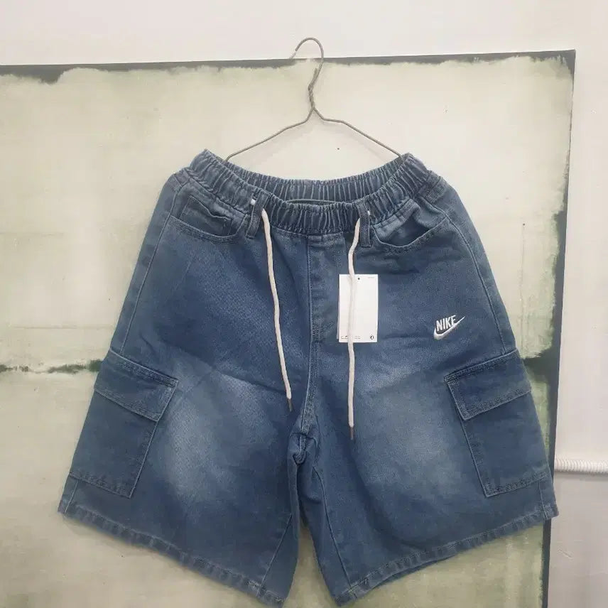 [BUNJANG] Nike Denim Bermuda Shorts / 새거에요!나이키 Nike 데님재질 버뮤다팬츠 30~33