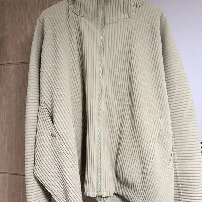 [BUNJANG] Homme Plissé Oversized Hoodie Zip-up Size 3 Glass Color / 옴므플리세 오버후드집업 3 글래스 색상