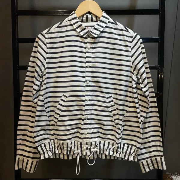 [BUNJANG] Beams Boy Stripe Shirt Jacket Navy / [FREE] Beams Boy 스트라이프 셔츠자켓 네이비 3.9