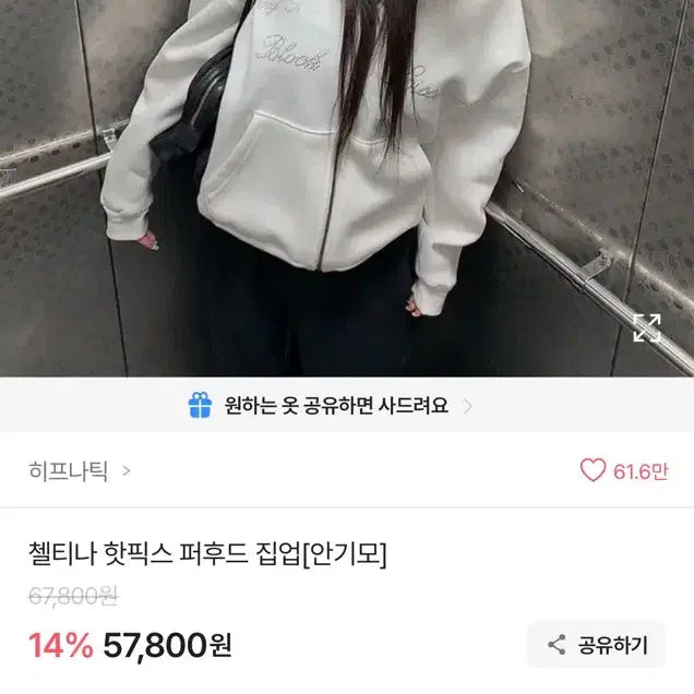 [BUNJANG] Fur Hooded Zip-Up Jacket Black / 퍼 후드집업 블랙