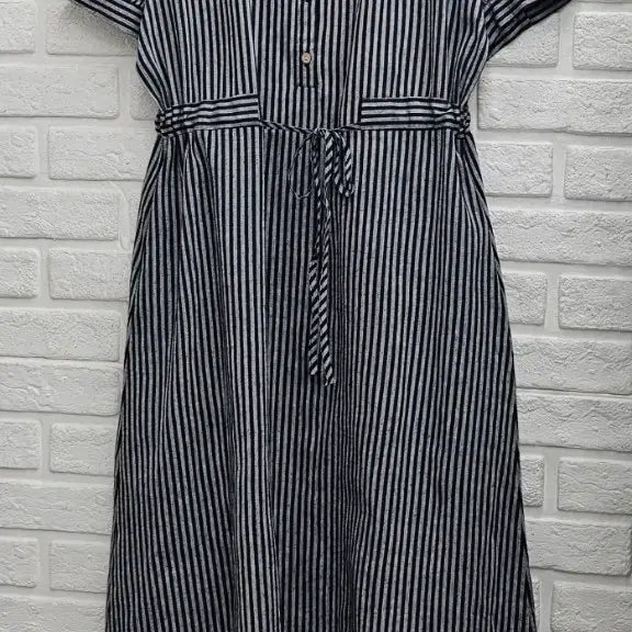 [BUNJANG] Striped Long Dress L / A4782  스트라이프 원피스