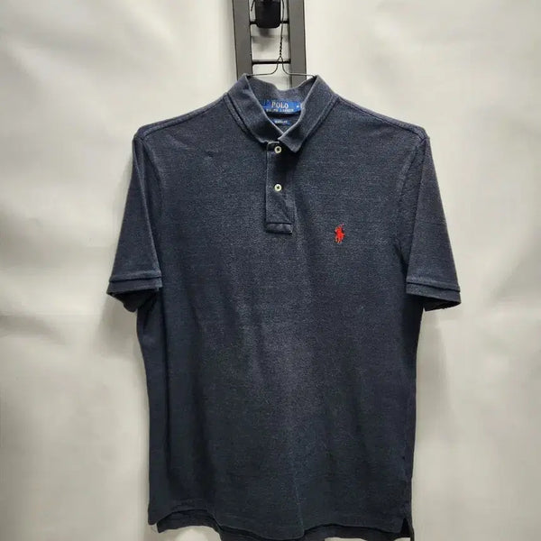 [BUNJANG] Polo Ralph Lauren Short Sleeve Polo Shirt Navy M / 폴로 랄프로렌 반팔 카라티 네이비 m