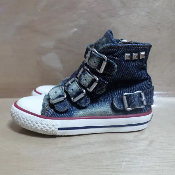 [BUNJANG] Ashi Kids Velcro Sneakers Junior Size 260712 / 후루룩구제2 150 아쉬 키즈 벨크로 운동화 주니어260712