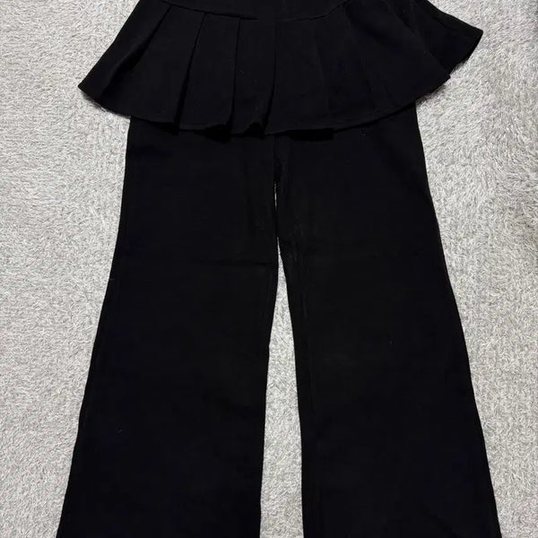 [BUNJANG] Skort with Skirt Overlay / 치마바지