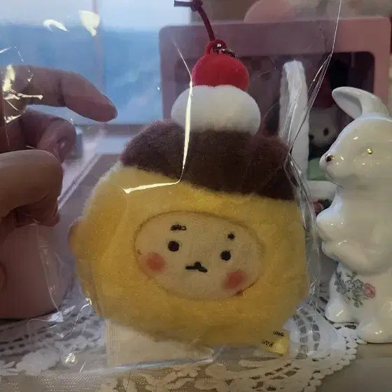 [BUNJANG] Olive Young Mangom Character Collaboration Pudding Keyring / 올리브영 망곰이 콜라보 인형 키링 푸딩 팔아요
