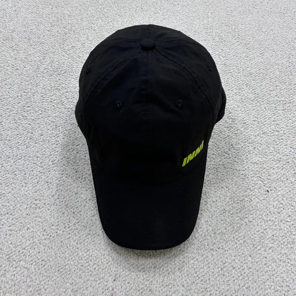 [BUNJANG] F Vintage Logo Embroidered Black Ball Cap / F 빈티지 로고 자수 블랙 볼캡 0703E