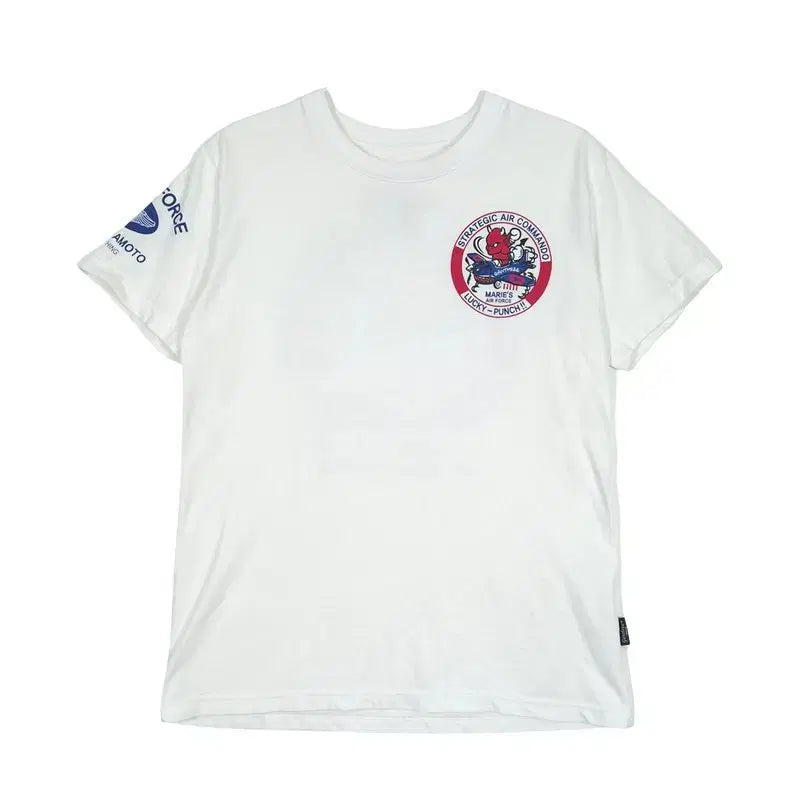 [BUNJANG] GANSSERI by MARIE Air Command Graphic Short-Sleeve T-Shirt M / 간쓰리 바이 마리 에어 커맨드 그래픽 반팔티 M