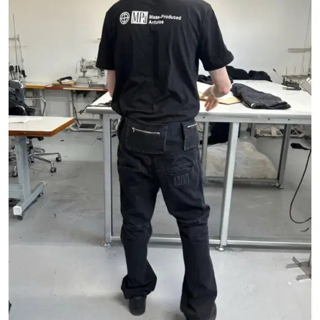 [BUNJANG] MPA Black Pants M Size / MPa 백 팬츠 블랙 m사이즈