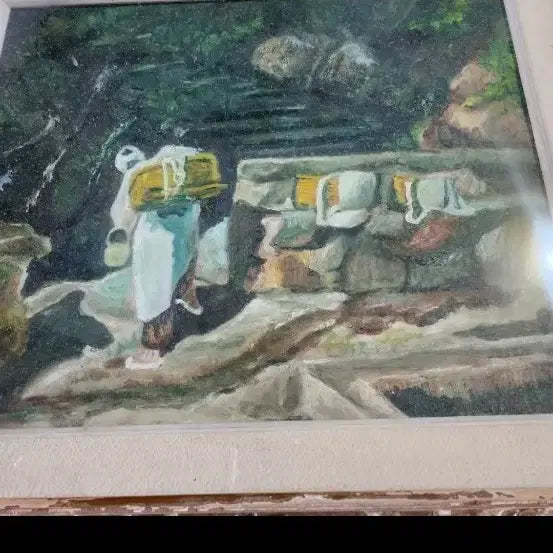 [BUNJANG] Oil Painting (Signed by Artist) - 50x60cm / 50     60 센치유화그림 작가싸인  가격제시되로 판매가능