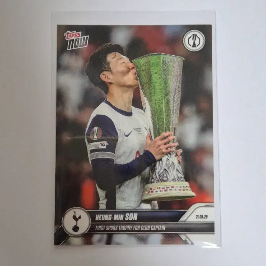 [BUNJANG] Tops Now Tottenham Son Heung-min Europa League Trophy Card / 탑스 나우 토트넘 손흥민 유로파 우승 트로피 카드