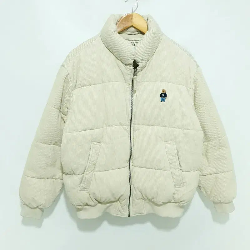 [BUNJANG] WhoAU Corduroy Puffer Padding L_W0490 / 후아유 코듀로이 푸퍼 패딩 L_W0490