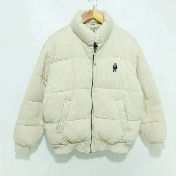 [BUNJANG] WhoAU Corduroy Puffer Padding L_W0490 / 후아유 코듀로이 푸퍼 패딩 L_W0490