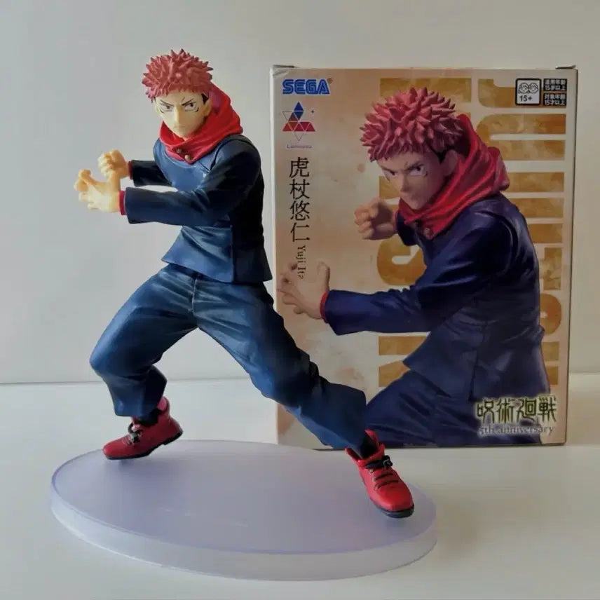 [BUNJANG] Sega Jujutsu Kaisen 5th Anniversary Yuji Itadori Figure (Sealed) / [미개봉] 세가 주술회전 5주년 이타도리 유지 피규어