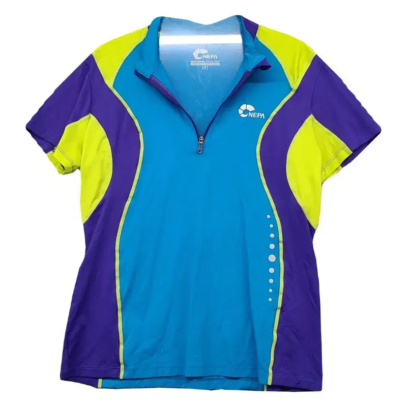 [BUNJANG] Nepa Blue Functional Short-Sleeve T-Shirt (Size S) / 네파 블루 등산 기능성 반팔티 90 (S)
