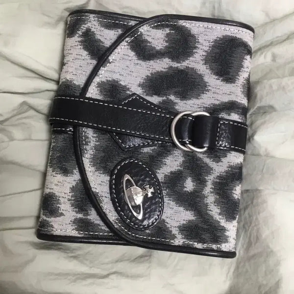 [BUNJANG] Vivienne Westwood Classic Leopard Print 6-Ring Agenda / 비비안 웨스트우드 고전 호피 6공 만년 다이어리