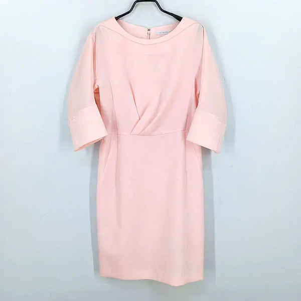 [BUNJANG] M Sense Women's Summer 7/10 Sleeve Semi-Gao Ri Dress Pink (HU45864) / 미센스 여성 여름 세미가오리 7부소매 원피스 핑크85 (HU45864)