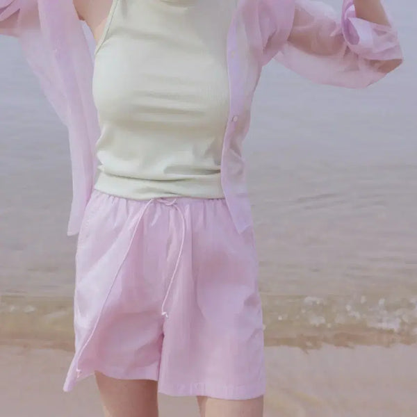 [BUNJANG] YUERE Nylon Short Pants (Size 55) / 유에르(YUERE) 나일론 숏팬츠 55 새상품