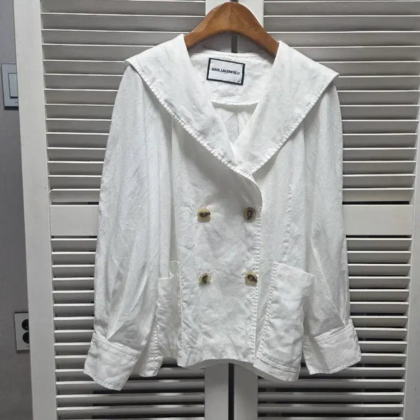 [BUNJANG] Karl Lagerfeld Sailor Collar Jacket / 칼라거펠트 마100 세일러카라 자켓
