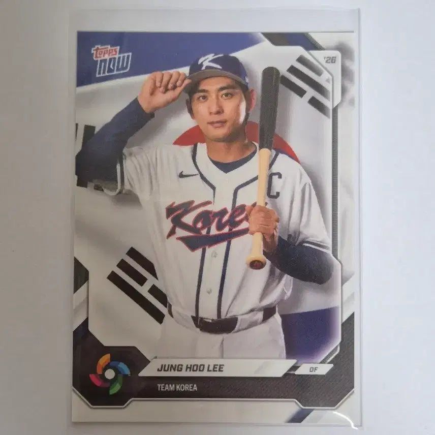 [BUNJANG] Tops Now WBC Team Korea Lee Jung Hoo Card / 탑스 나우 WBC 국가대표 이정후 카드 팀코리아
