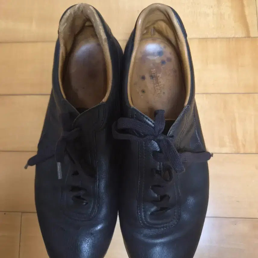 [BUNJANG] Hermès Men's Black Leather Sneakers / 에르메스 스니커즈