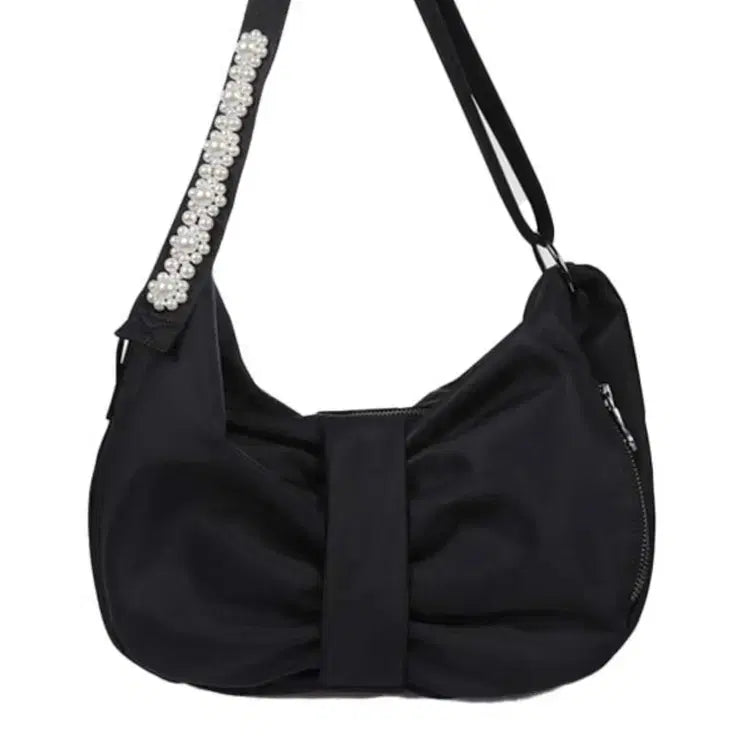 [BUNJANG] Simone Rocha Black Pearl Shoulder Bag / 시몬로샤 블랙 진주 숄더백