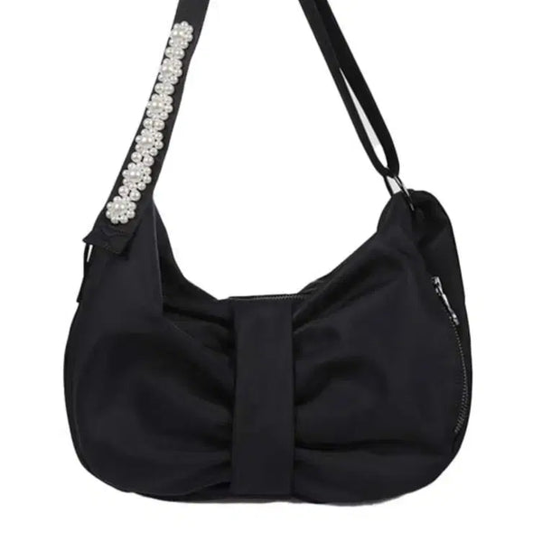 [BUNJANG] Simone Rocha Black Pearl Shoulder Bag / 시몬로샤 블랙 진주 숄더백