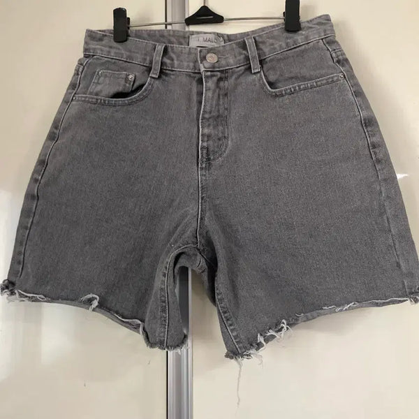 [BUNJANG] J.MALO Grey Denim Short Pants / J.MALO 데님 그레이 숏팬츠 반바지
