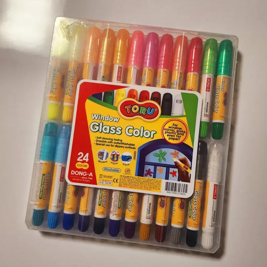 [BUNJANG] Toru Window Glass Color 24 Colors / 미술) 토루 윈도우 글라스칼라 24색 새상품.