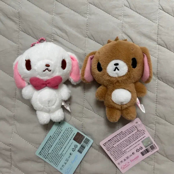 [BUNJANG] Sanrio Sugar Bunnies Plush Keychain Set / [정품] [새상품] 산리오 슈가버니즈 인형 키링 세트