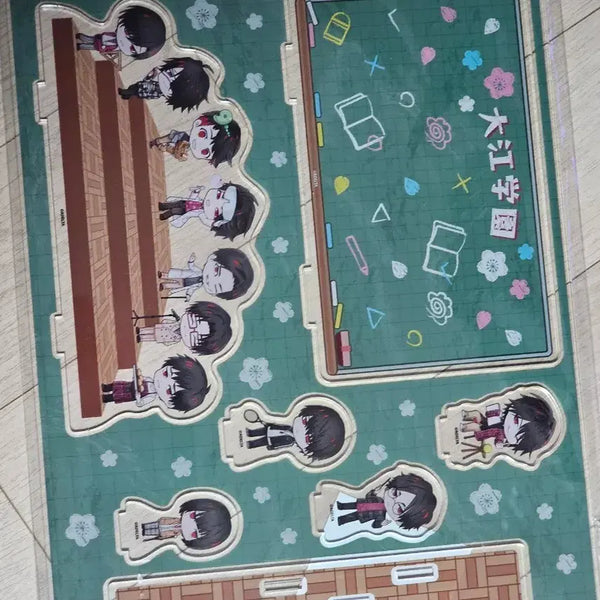 [BUNJANG] Eeo Academy Group Acrylic Diorama / 오오에 eeo 학원 단체 아크릴 디오라마