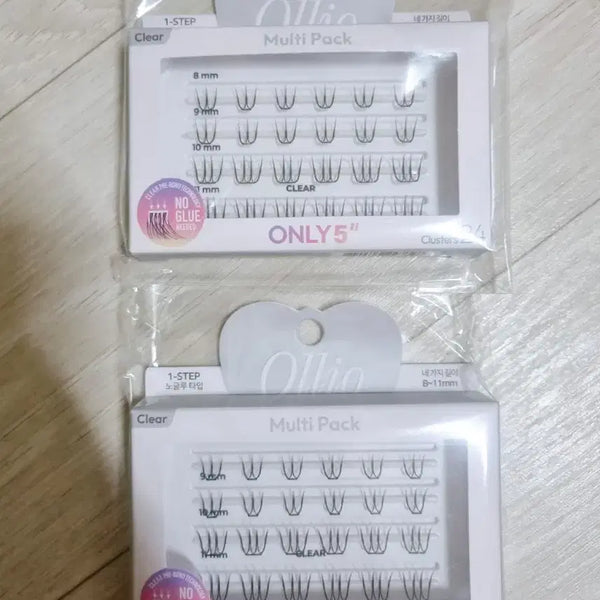 [BUNJANG] Olio No-Glue Multi-Pack Clear Eyelashes / 올리오 노글루 속눈썹 멀티팩 클리어 새상품