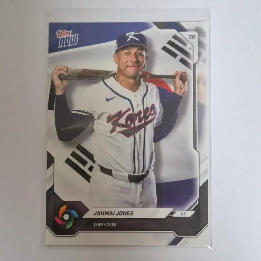 [BUNJANG] Topps Now WBC Korean National Team "Team Korea" Jae-Myeon Jones Card / 탑스 나우 WBC 국가대표 재매이 존스 카드 팀코리아