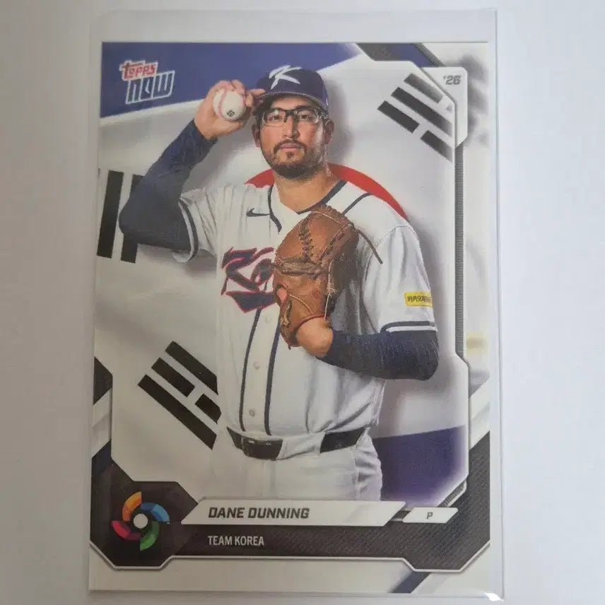 [BUNJANG] TOPPS NOW WBC Team Korea Dane Dunning Card / 탑스 나우 WBC 국가대표 데인 더닝 카드 팀코리아