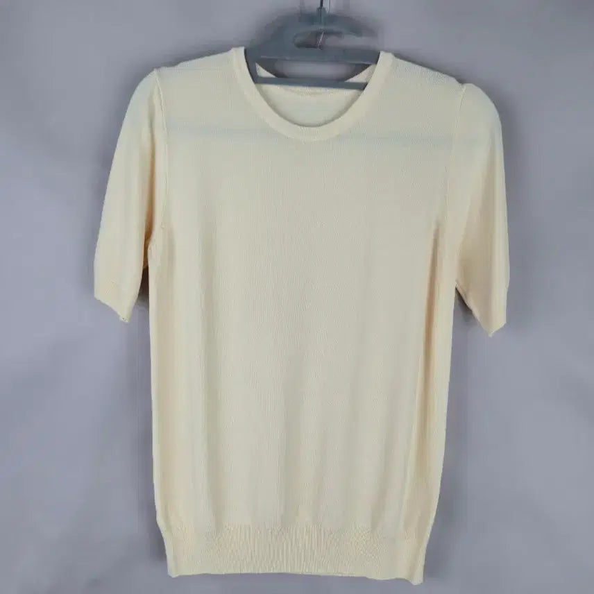 [BUNJANG] Women's Summer Short Sleeve Knit Top - Size F / [무료배송]여성 F 시원한 여름용 반팔 니트