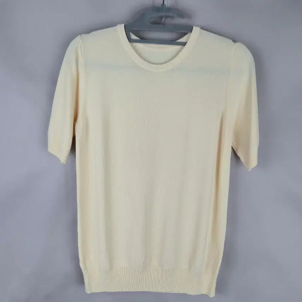 [BUNJANG] Women's Summer Short Sleeve Knit Top - Size F / [무료배송]여성 F 시원한 여름용 반팔 니트