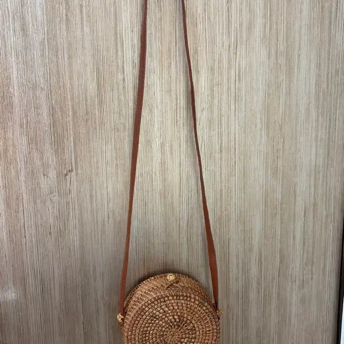 [BUNJANG] Rattan Cylindrical Bag / 라탄 원통백