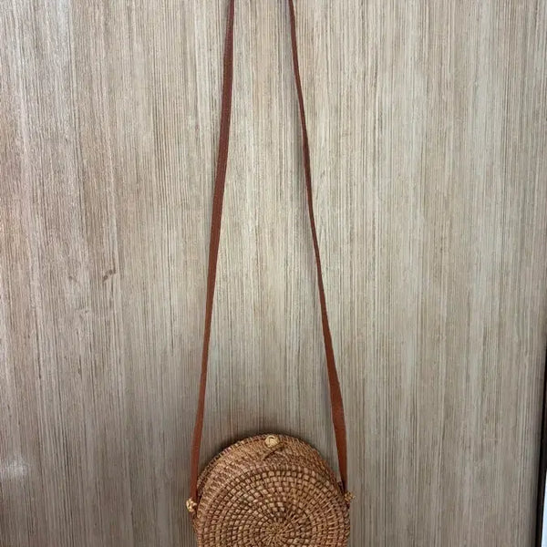 [BUNJANG] Rattan Cylindrical Bag / 라탄 원통백