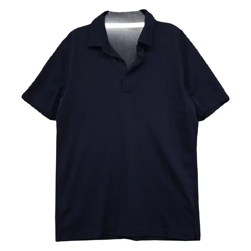 [BUNJANG] Uniqlo Navy Short Sleeve Polo T-Shirt L / 유니클로 네이비 반팔 카라티 L