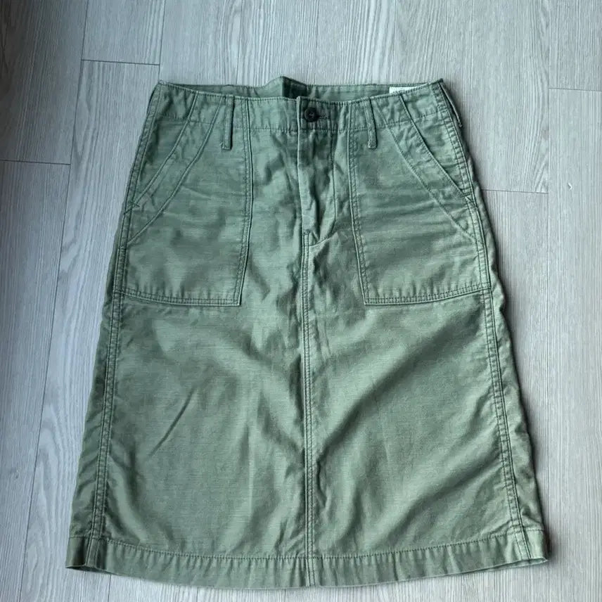[BUNJANG] Orslow Khaki Cargo Skirt / Orslow 카키색 카고 스커트