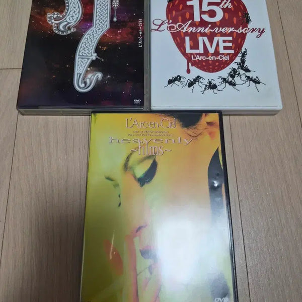 [BUNJANG] L'Arc-en-Ciel DVD 3-Set Bundle / 라르크 DVD 3종 판매합니다