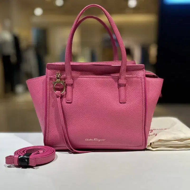 [BUNJANG] Salvatore Ferragamo Amy Small Tote Bag / 페레가모 에이미 스몰 토트백 21 F478
