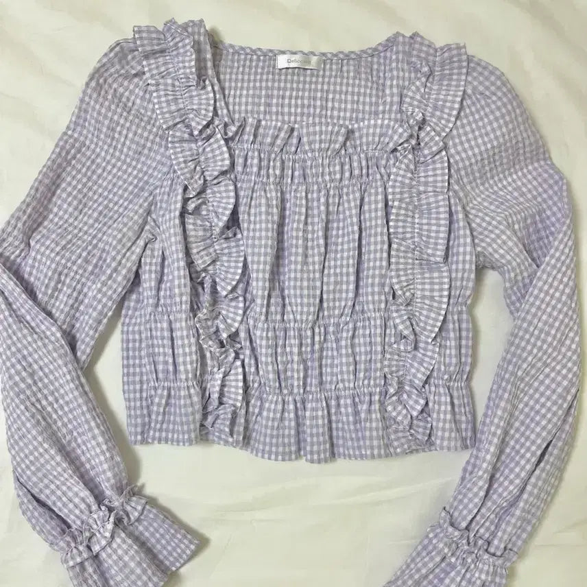 [BUNJANG] Deliscent Lavender Blouse / 정가5만원대) 델리센트 연보라 블라우스